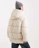 Vero Moda Vero Moda luxe oversized puffer coat in cream-Neutral - 4