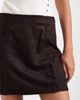 Vero Moda Vero Moda mid rise seam detail mini skirt in chocolate brown - 3