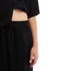 Vero Moda Vero Moda mix & match linen wide leg tie waist pants in black - 2