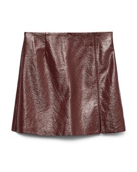 Vero Moda Vero Moda Nelly Faux Leather Skirt