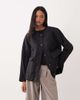 Vero Moda Vero Moda onion quilted short jacket with pockets in black - 1