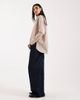 Vero Moda Vero Moda oversized cotton oxford shirt in neutral mini plaid print - 3