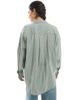 Vero Moda Vero Moda oversized shirt in green and white stripe - 4