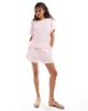 Vero Moda Vero Moda plisse short in pink - part of a set - 2