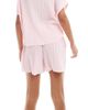 Vero Moda Vero Moda plisse short in pink - part of a set - 3