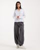 Vero Moda Vero Moda pocket front shirt in brunnera blue and white stripes - 3