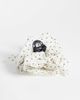 Vero Moda Vero Moda polka dot hair claw clip in cream and black-White - 1