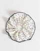 Vero Moda Vero Moda polka dot hair scrunchie in cream and black-White - 1