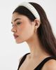 Vero Moda Vero Moda polka dot headband in cream and black-White - 3