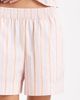 Vero Moda Vero Moda poplin pull on shorts in pink and orange stripes - part of a set - 4