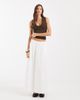 Vero Moda Vero Moda pull-on full midi skirt in white - 1