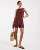 Vero Moda Vero Moda pull-on loose fit shorts in Andorra red - part of a set - 2