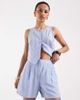Vero Moda Vero Moda pull on loose fit shorts in brunnera blue - part of a set - 2