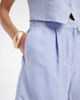 Vero Moda Vero Moda pull on loose fit shorts in brunnera blue - part of a set - 4