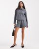 Vero Moda Vero Moda pull on tailored shorts in heather gray - part of a set - 1