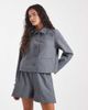 Vero Moda Vero Moda pull on tailored shorts in heather gray - part of a set - 2