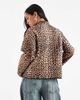 Vero Moda Vero Moda quilted jacket in leopard print-Multi - 2