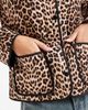 Vero Moda Vero Moda quilted jacket in leopard print-Multi - 3