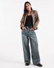 Vero Moda Vero Moda quilted jacket in leopard print-Multi - 4