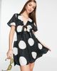 Vero Moda Vero Moda romper in black with oversized white polka dots-Multi - 1