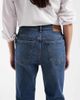 Vero Moda Vero Moda Rosie stretch cropped slim fit jeans in dark blue wash - 4