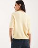 Vero Moda Vero Moda round neck knit short sleeve cardigan in golden yellow - 2