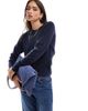 Vero Moda Vero Moda round neck knit sweater in navy melange - 1