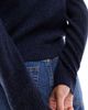 Vero Moda Vero Moda round neck knit sweater in navy melange - 2