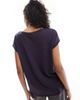 Vero Moda Vero Moda round neck T-shirt in navy - 3