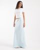 Vero Moda Vero Moda satin bias midi skirt in light blue - 1