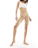 Vero Moda Vero Moda seamless longline shapewear shorts in beige-Neutral - 4