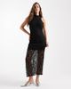 Vero Moda Vero Moda sheer lace sleeveless maxi dress with all over stud detail in black - 1