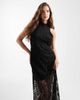 Vero Moda Vero Moda sheer lace sleeveless maxi dress with all over stud detail in black - 4