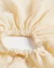 Vero Moda Vero Moda sheer textured hair scrunchie in cream-White - 2