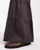 Vero Moda Vero Moda shirred waist tiered boho maxi skirt in chocolate-Brown - 2