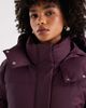 Vero Moda Vero Moda short coated padded jacket in burgundy-Red - 4