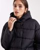 Vero Moda Vero Moda short puffer coat with hidden zip detail in black - 4