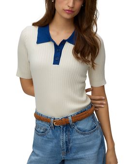 Vero Moda Vero Moda Short Sleeve Polo Sweater
