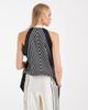 Vero Moda Vero Moda sleeveless v-neck top with tie detail in cream abstract print - part of a set-White - 3