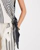 Vero Moda Vero Moda sleeveless v-neck top with tie detail in cream abstract print - part of a set-White - 4