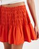 Vero Moda Vero Moda smocked waist mini skirt in orange - 3