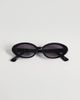 Vero Moda Vero Moda soft cat eye frame sunglasses in black - 3