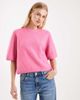 Vero Moda Vero Moda soft O-neck oversized boxy knit T-shirt in cosmos pink - 1