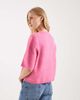 Vero Moda Vero Moda soft O-neck oversized boxy knit T-shirt in cosmos pink - 3