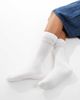 Vero Moda Vero Moda sporty ribbed socks in white and gray - 3