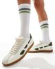 Vero Moda Vero Moda sporty ribbed socks in white and green - 4