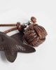 Vero Moda Vero Moda star bag charm in black and brown - 3