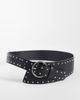 Vero Moda Vero Moda studded waist belt in black-Brown - 1