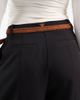 Vero Moda Vero Moda suede braided belt with gold buckle in cognac-Brown - 3