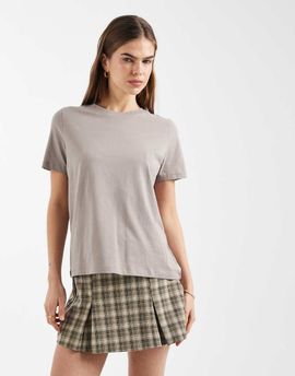 Vero Moda Vero Moda t-shirt in moonrock beige-Neutral